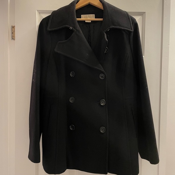 Michael Kors Black Peacoat - Picture 1 of 2
